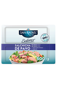 Salchicha de pavo 500g