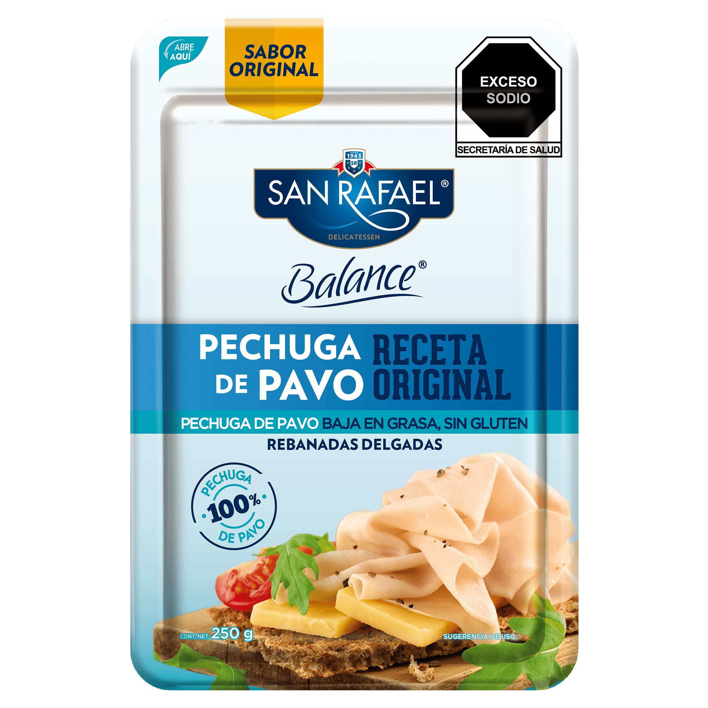 Pechuga de pavo rebanadas delgadas